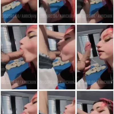 Amiichan se delicia num oral babado e guloso