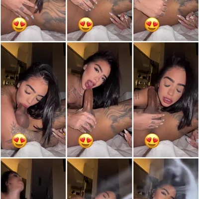 Mc Mirella faz deliciosa chupeta no enorme cacete